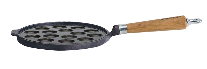 Maestro Ronneby Bruk - Poffertjespanna 15 Urtag Exclusive Line Ek Natur Ø25cm