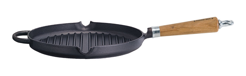 Ronneby Bruk - Maestro Grillpanna Rund Hällpipar Exclusive Line Ek Natur Ø28cm