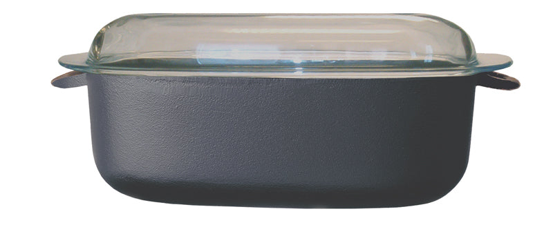 Ronneby Bruk - Maestro Oval Gryta 5.5L med Glaslock Gjutjärn 33x22x11cm