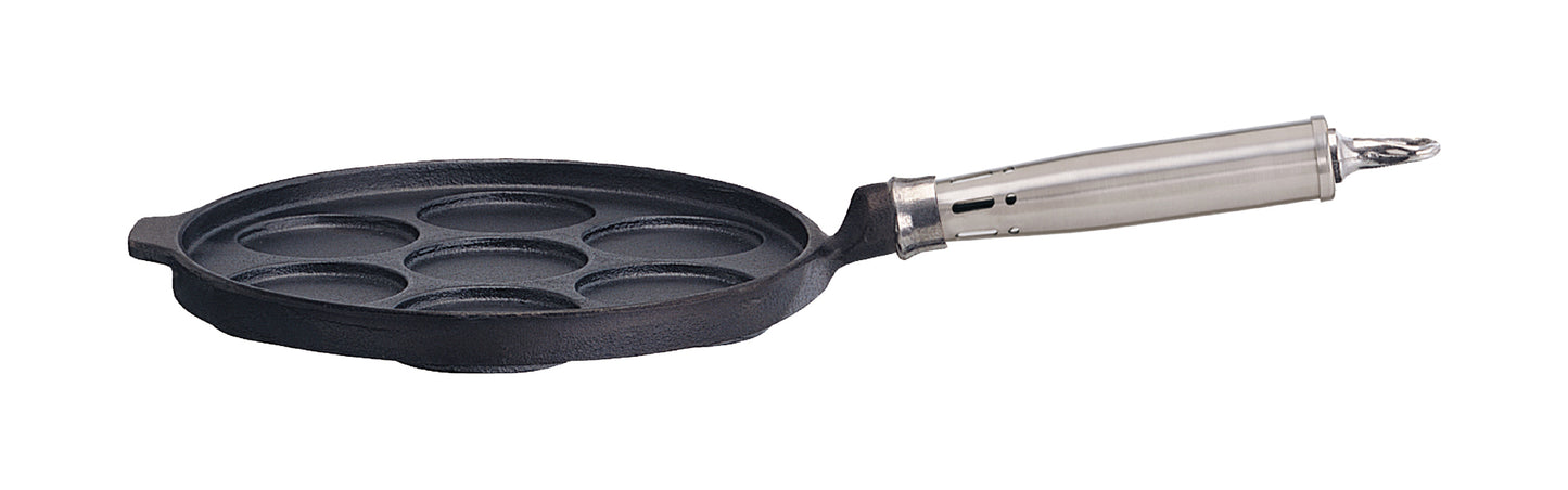 Ronneby Bruk - Maestro Plättpanna 7 Plättar Rostfritt Ø25cm