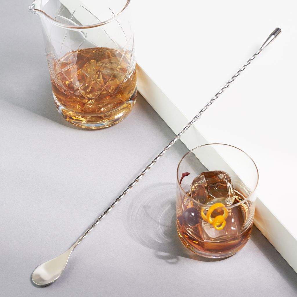 Viski Barsked Viktad 40 cm Silver - Cocktailsked Rostfritt Stål