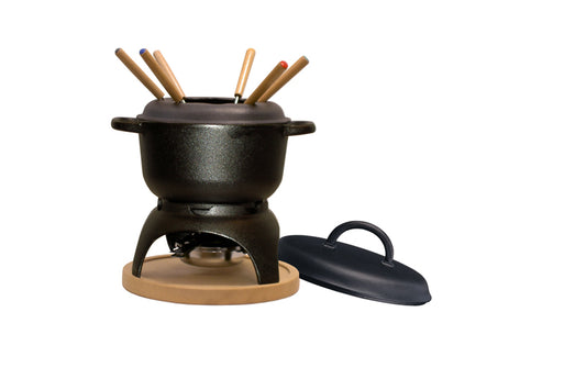 Ronneby Bruk - Maestro Fondue-Set 2L med Järnlock Gjutjärn Ø18cm