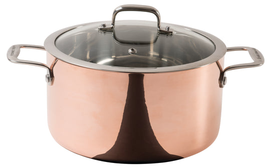 Ronneby Bruk - Maestro Gryta 5L med Glaslock Koppar Ø24cm