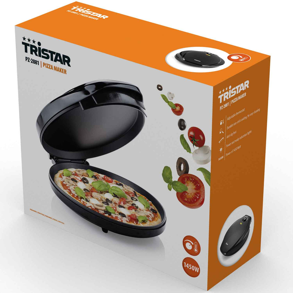 Pizza Maker Svart