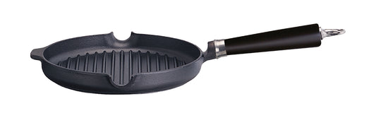 Ronneby Bruk - Maestro Grillpanna Rund Hällpipar Bok Svart Ø24cm