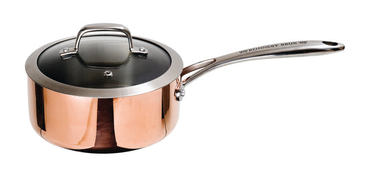 Ronneby Bruk - Maestro Kastrull 2L med Glaslock Koppar Ø18cm