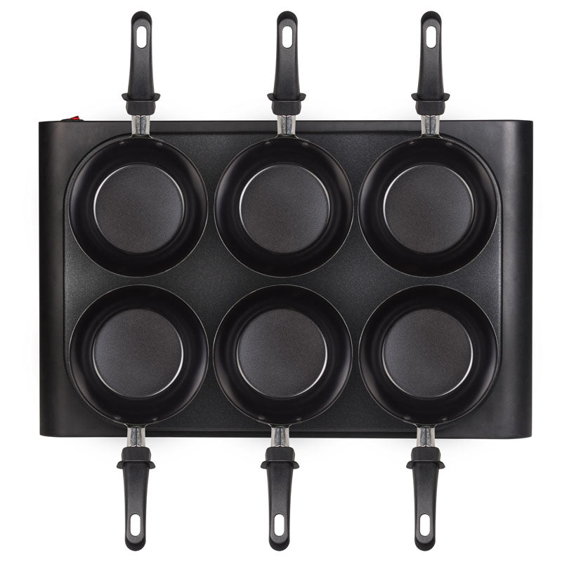 Wokset 6 färgade pannor