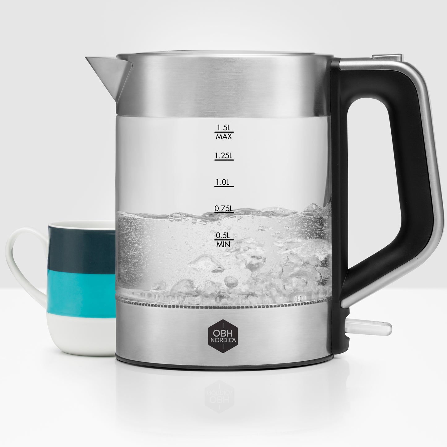 Vattenkokare Venice glass kettle 1,5 l. cordless  6418