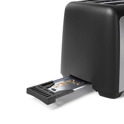 Brödrost 2 skivors 800W Rostfri - BR-1058