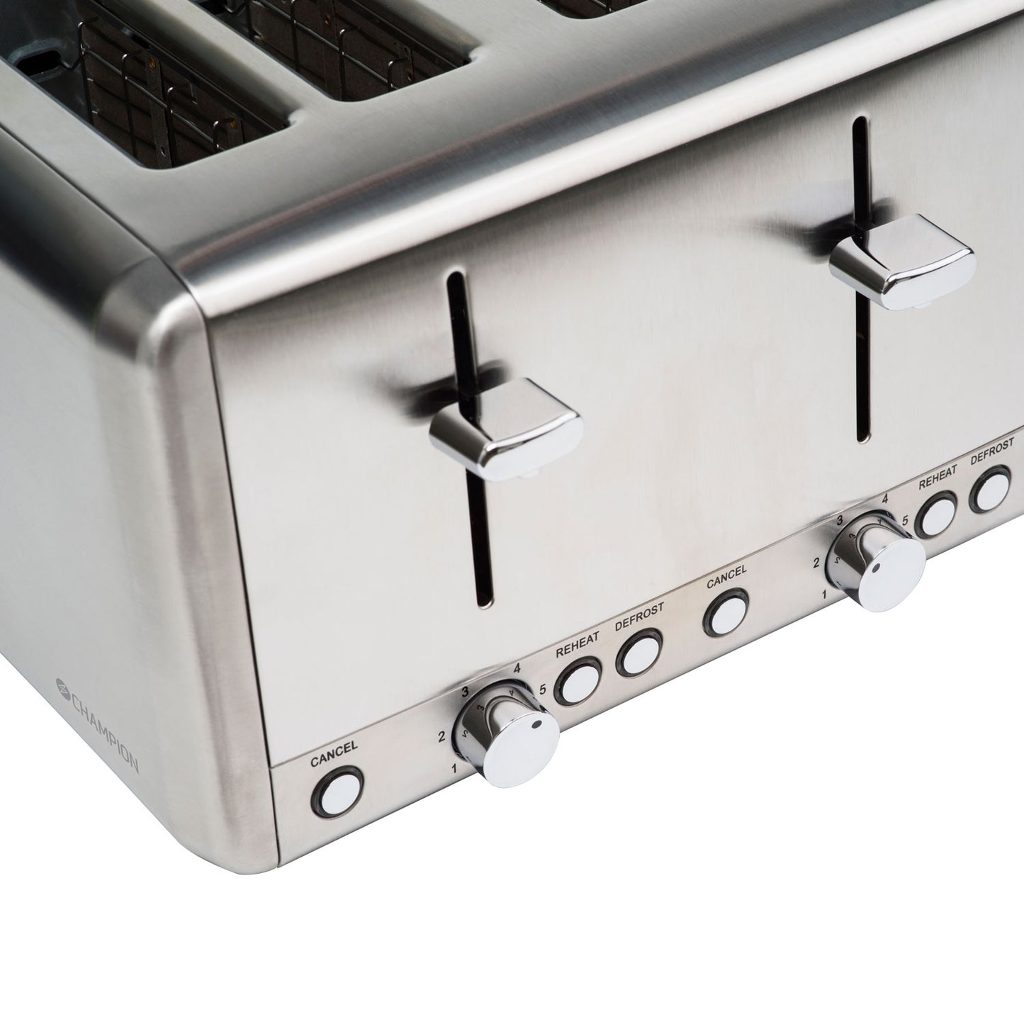 Brödrost 4 skivor 1850W BR420 Rostfri