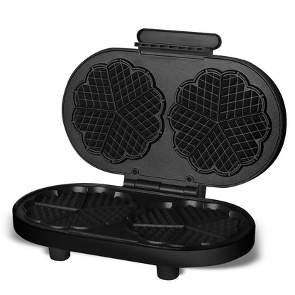 Våffeljärn Health Dubbelt 1600W VJ600 Svart