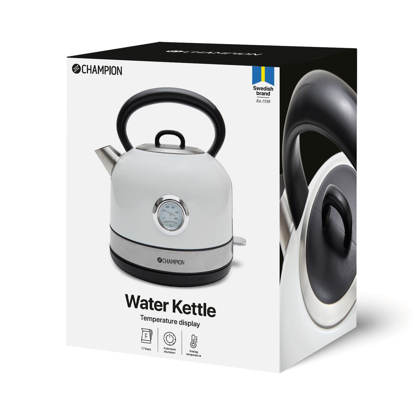 Vattenkokare Retro 1,7L VK402 Creme white