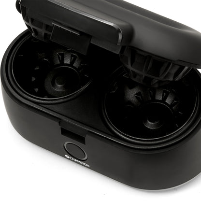 Våffelskålsjärn Health Dubbelt 1000W VS400 Svart