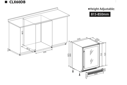 Temptech Classique CLX60DB vinkyl