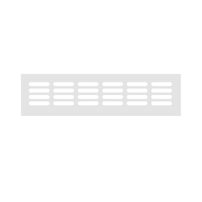 Ventilationsgaller, vit (30 cm)