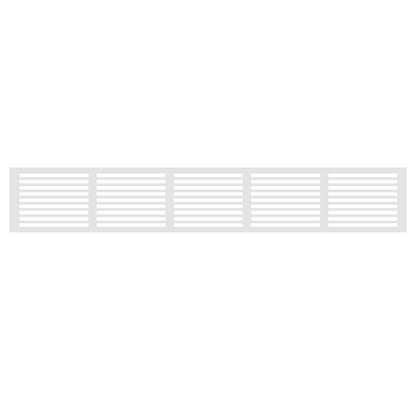 Ventilationsgaller, vit (60 cm)