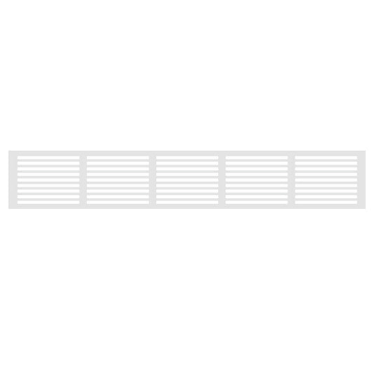 Ventilationsgaller, vit (60 cm)