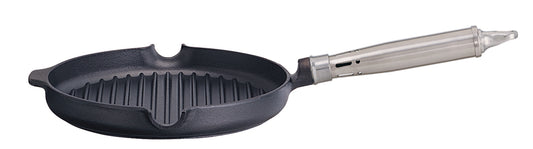 Ronneby Bruk - Maestro Grillpanna Rund Hällpipar Rostfritt Ø24cm