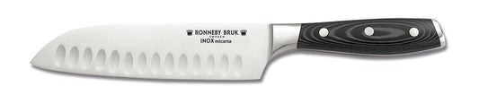 Ronneby Bruk - Santoku Japansk Kockkniv Micarta 17,5cm
