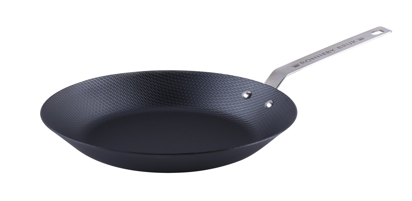 Ronneby Bruk - Carbon Stekpanna Präglat Kolstål Ø30cm