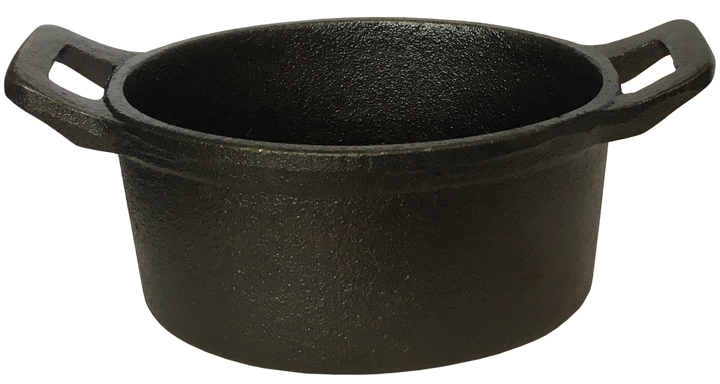 Ronneby Bruk - Rondo Gryta utan Lock Oval Gjutjärn 12x9x6cm