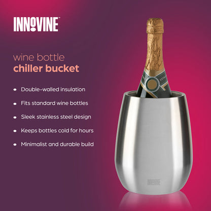 Innovine Vinkylare Rostfritt Stål - Champagnekylare och Flaskkylare