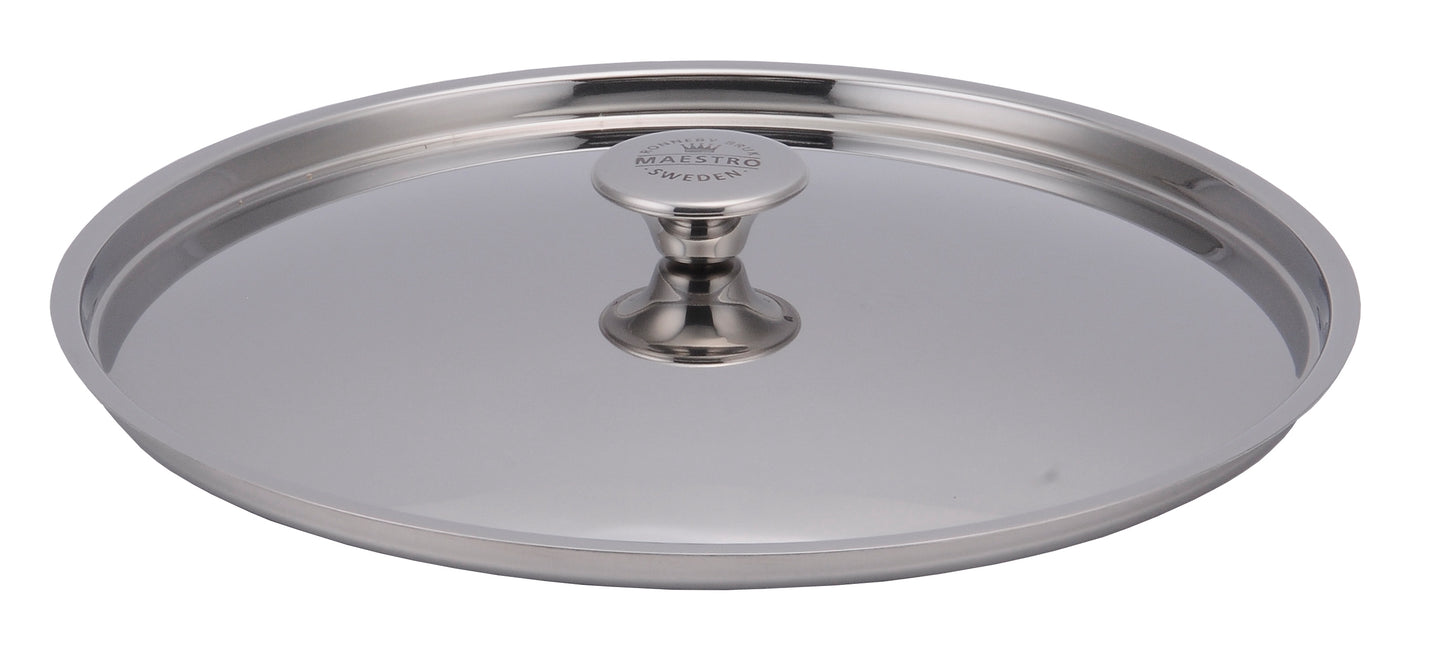 Ronneby Bruk - Inox Rostfritt Lock med Rostfri Knopp Rostfritt Ø20cm