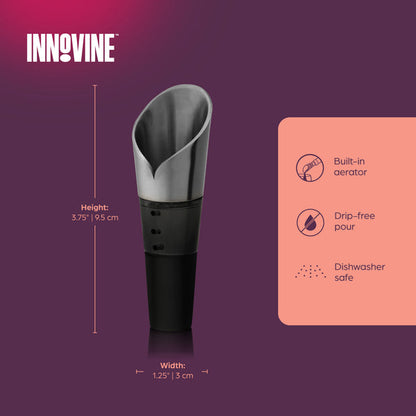 Innovine Hällpip Luftande - Vinluftare Aerator för Flaskan