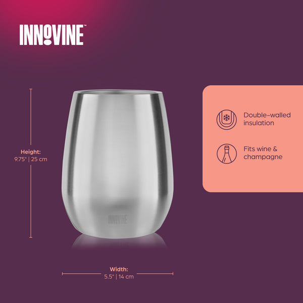 Innovine Vinkylare Rostfritt Stål - Champagnekylare och Flaskkylare