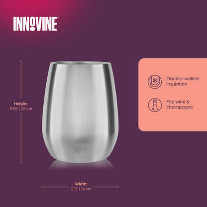Innovine Vinkylare Rostfritt Stål - Champagnekylare och Flaskkylare