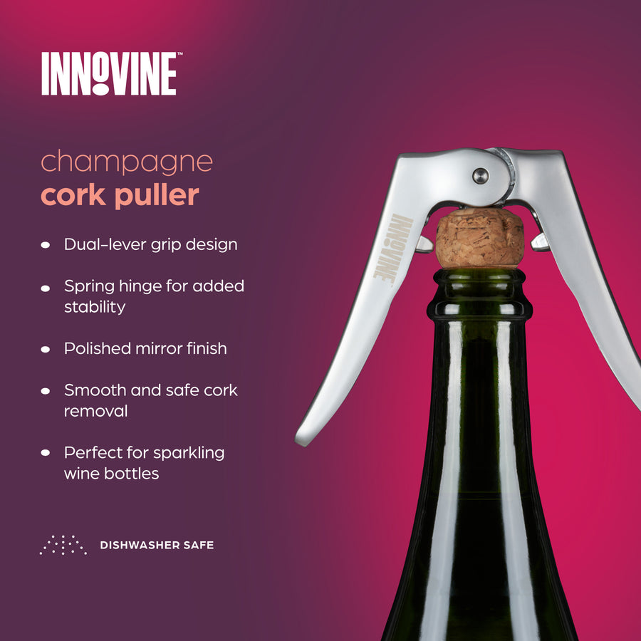 Innovine Champagnekorkdragare - Korkdragare för Mousserande Vin