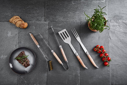 Laguiole By Hâws Bbq Set 4 Pcs Oak