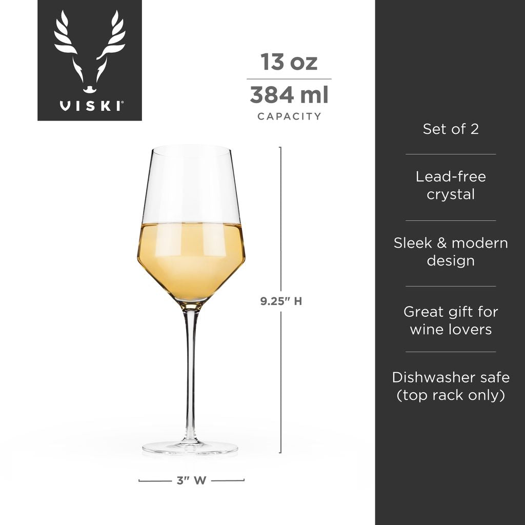 Viski Chardonnayglas Raye 38 cl - Kristallglas Vitvin 2-pack