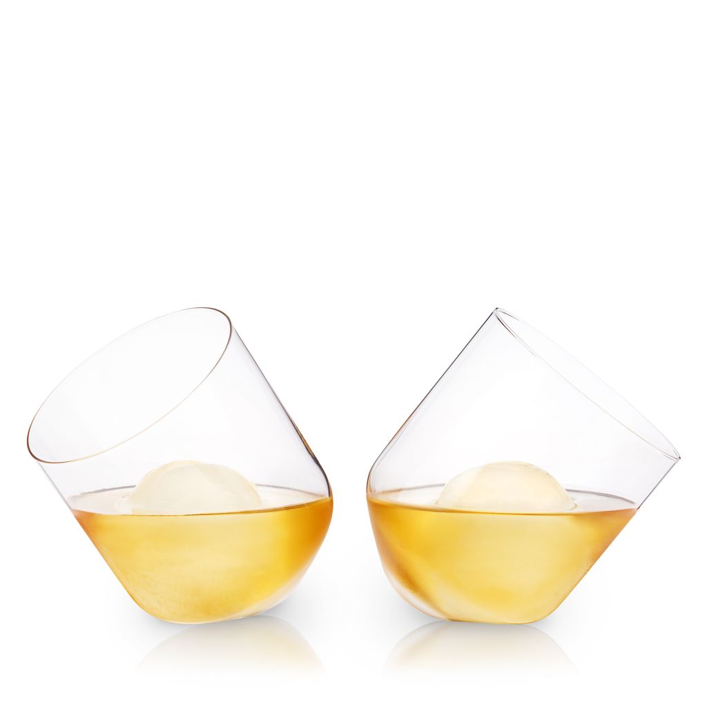 Viski Whiskeyglas Rolling 2-pack - Crystal Tumbler Luftande