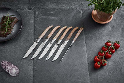 Laguiole By Hâws Steak Knife 6 Pcs Oak