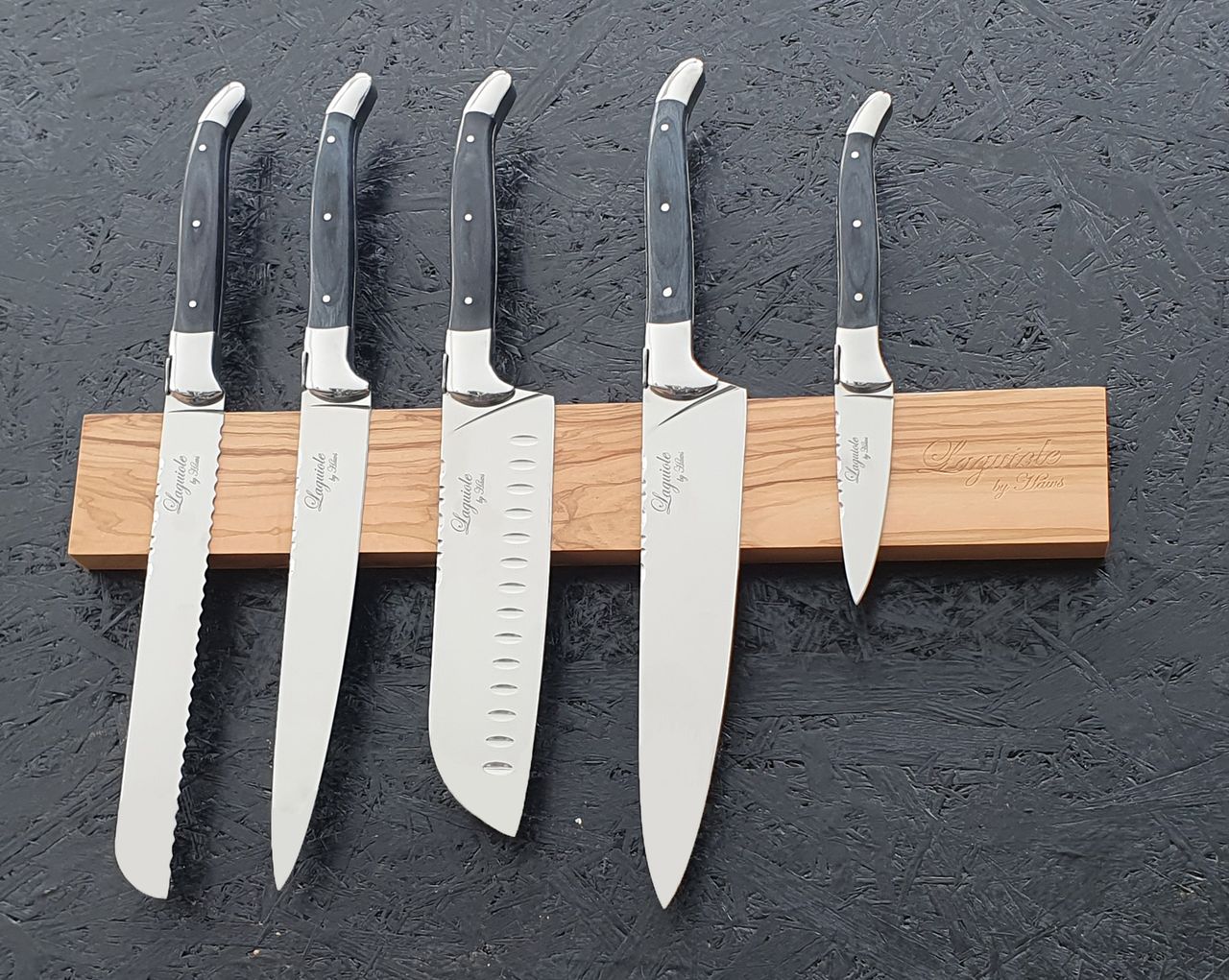 Laguiole By Hâws Magnetic Knife Wall Holder Olive