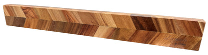 Laguiole by Hâws Magnectic Wall knife holder 40x5x2 Acacia wood Herringbone style