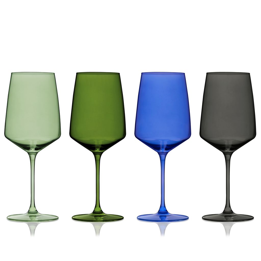 Viski Vinglas 65 cl Reserve Nouveau Seaside - Kristallglas Färgglada 4-pack