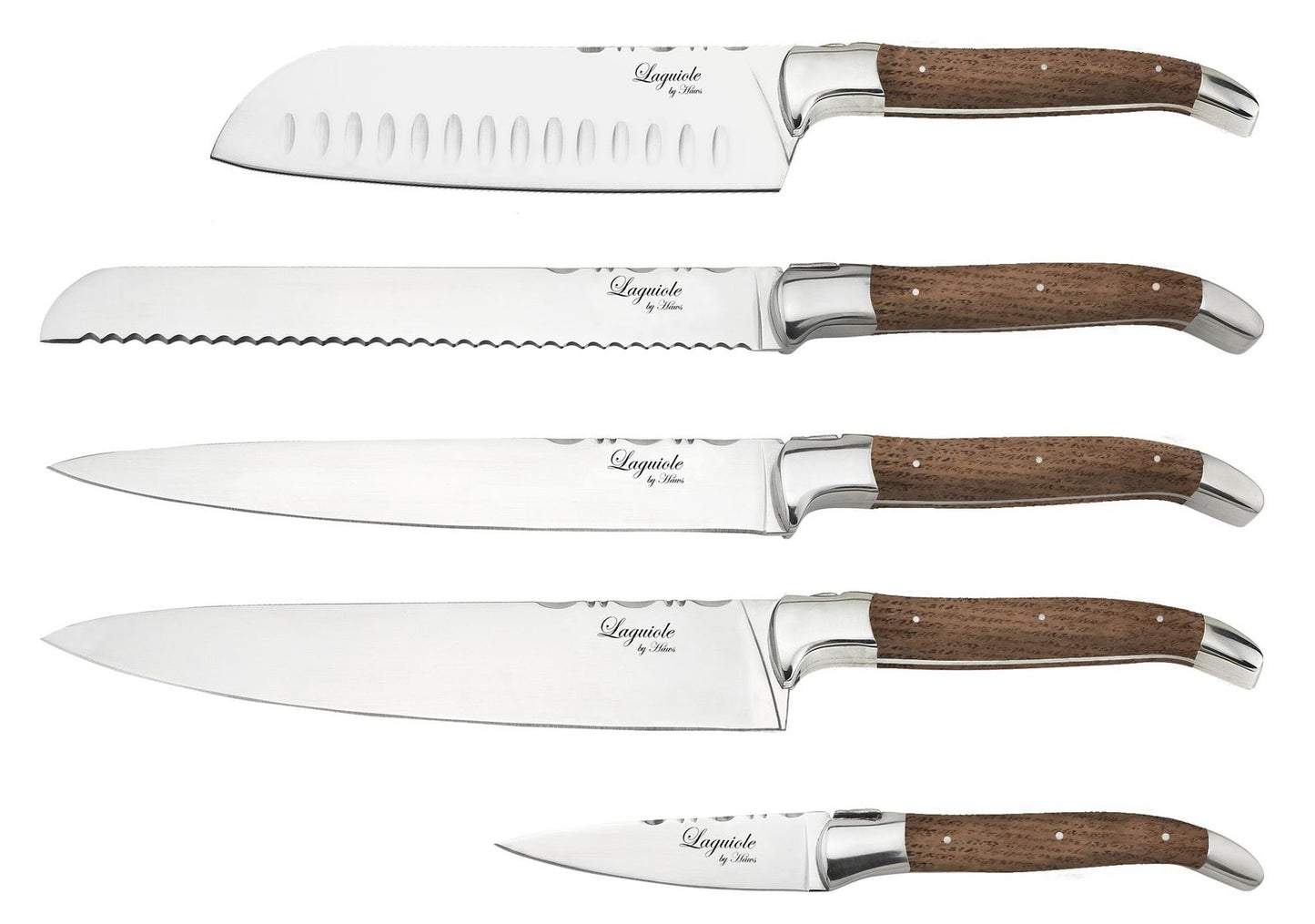 Laguiole By Hâws Chef Set 5 Pcs Oak
