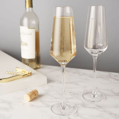 Viski Champagneflöjt Raye 24 cl - Kristallglas 2-pack