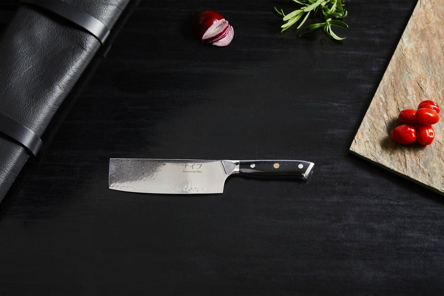 Damascus By Hâws Vegetable Knife 30 Cm