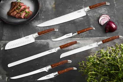 Laguiole By Hâws Chef Set 7 Pcs Rosewood