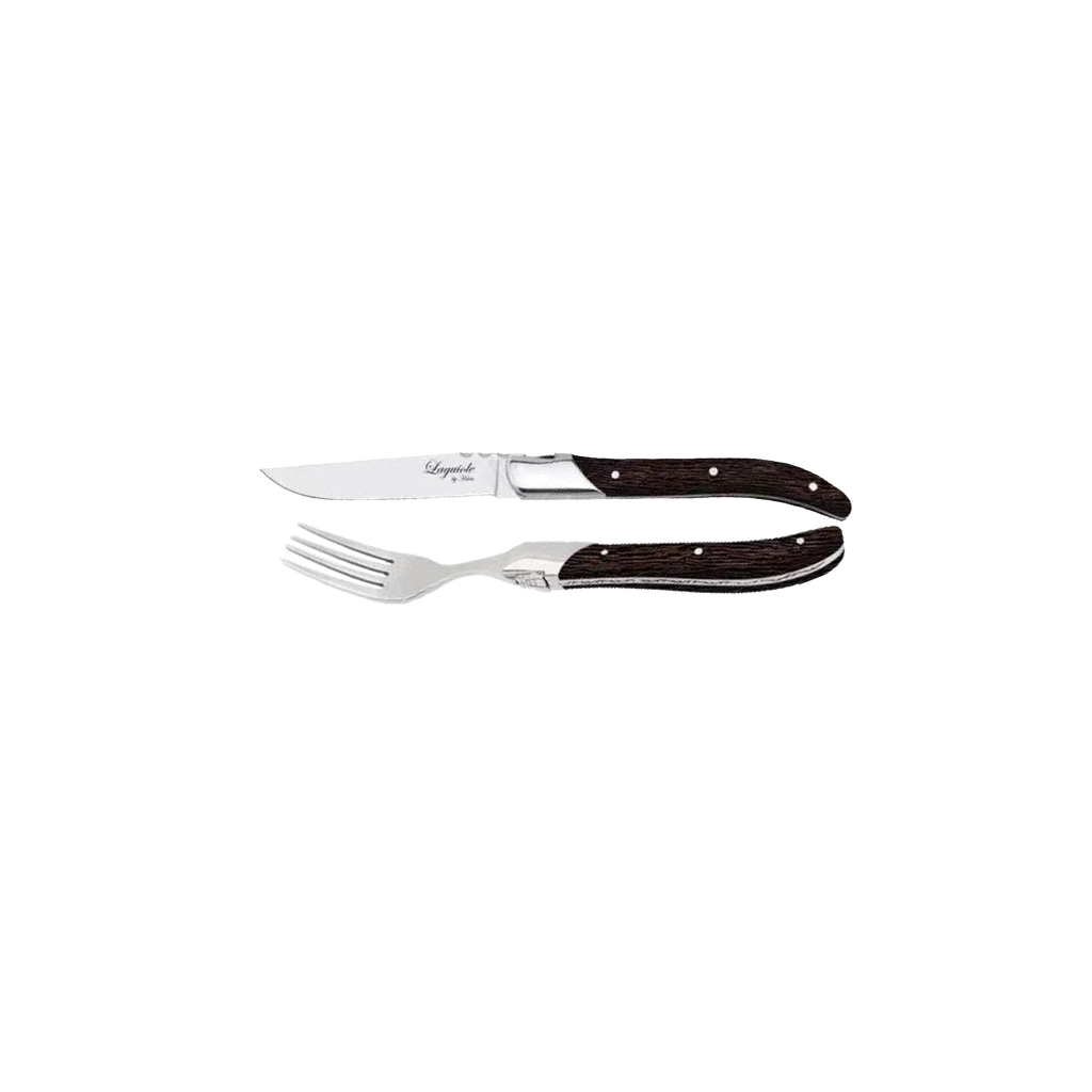 Laguiole By Hâws Steak Dinner Set 16 Pcs Wengé
