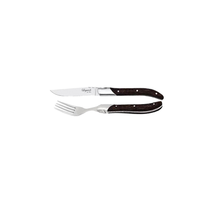 Laguiole By Hâws Steak Dinner Set 16 Pcs Wengé
