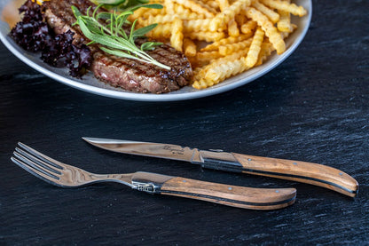 Laguiole By Hâws Steak Knife Set 6 Pcs Olive