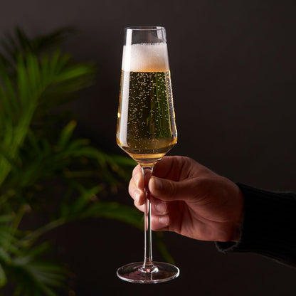Viski Champagneflöjt Raye 24 cl - Kristallglas 2-pack