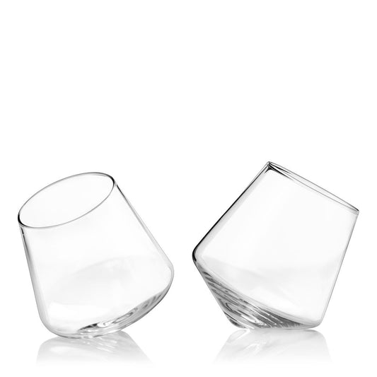 Viski Whiskeyglas Rolling 35 cl - Tumblerglas Kristall 2-pack