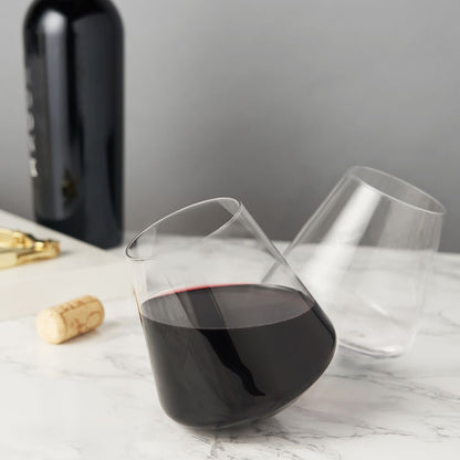 Viski Whiskeyglas Rolling 35 cl - Tumblerglas Kristall 2-pack