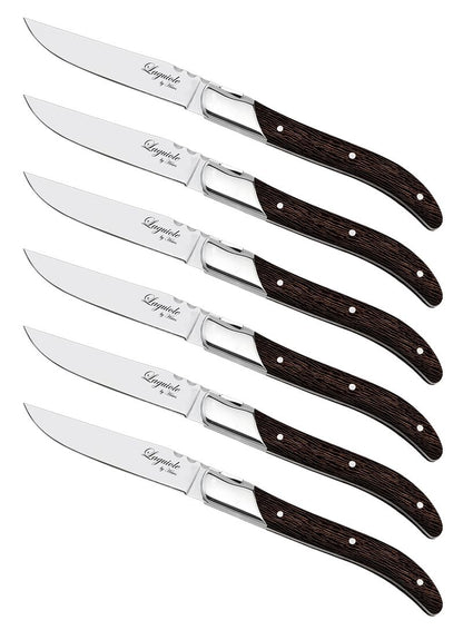 Laguiole By Hâws Steak Knife Set 6 Pcs Wengé
