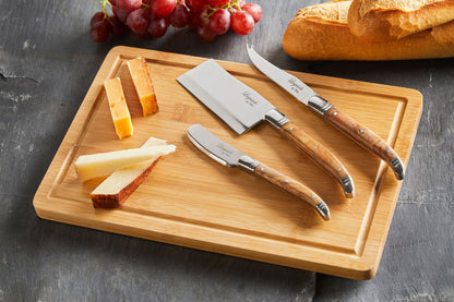 Laguiole By Hâws Cheese Set 3 Pcs + Tapas Board